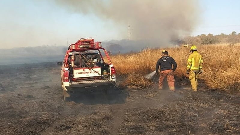 Hay un incendio en el norte de Córdoba y es extremo el riesgo en toda la provincia
