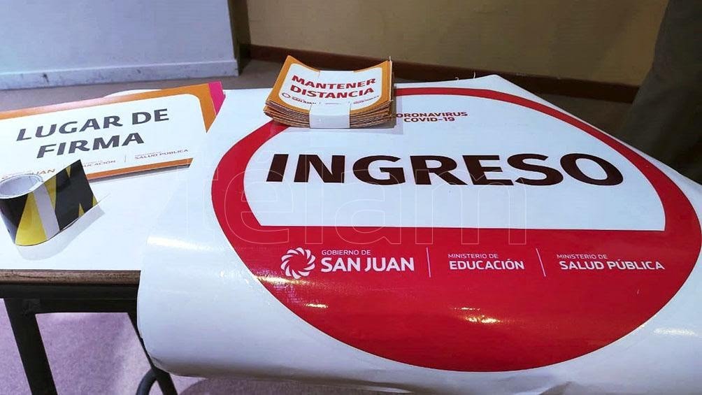 En San Juan, entregarán kits de higiene a alumnos y docentes para el regreso a las aulas