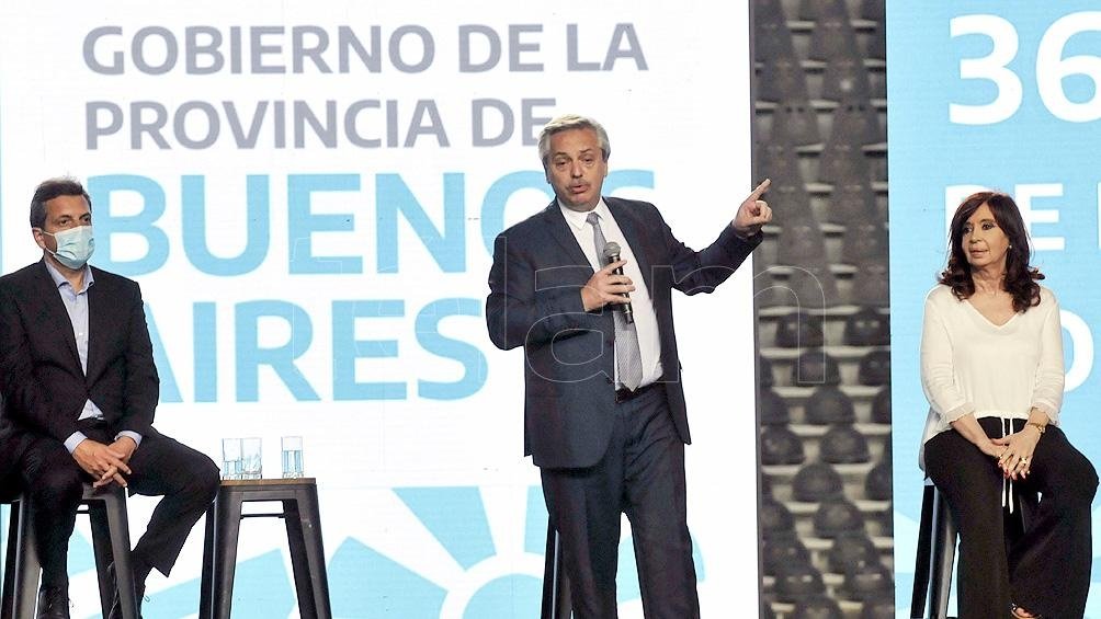 Alberto Fernández: "El acto de ayer sirvió para disipar dudas de los que quieren vernos divididos"