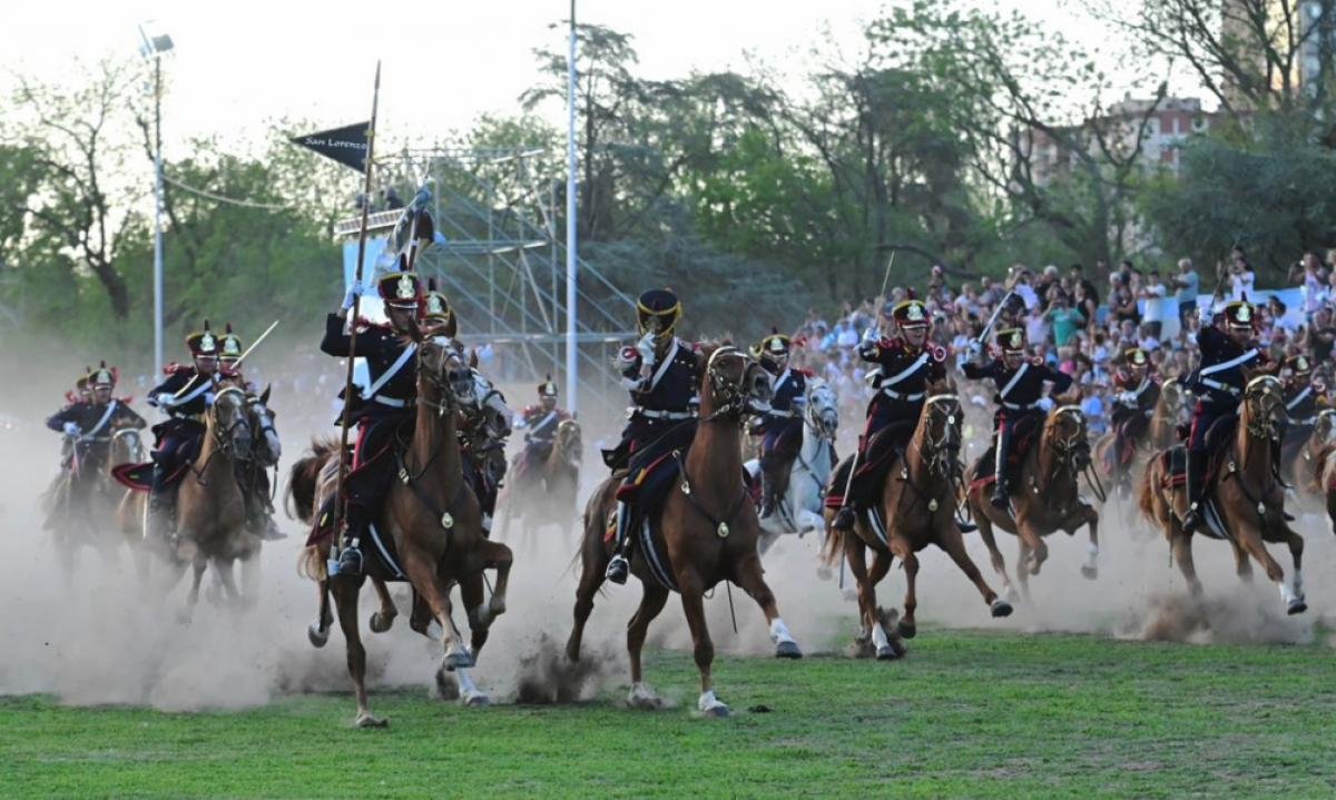 Taiana celebró los 210 años del histórico Combate de San Lorenzo