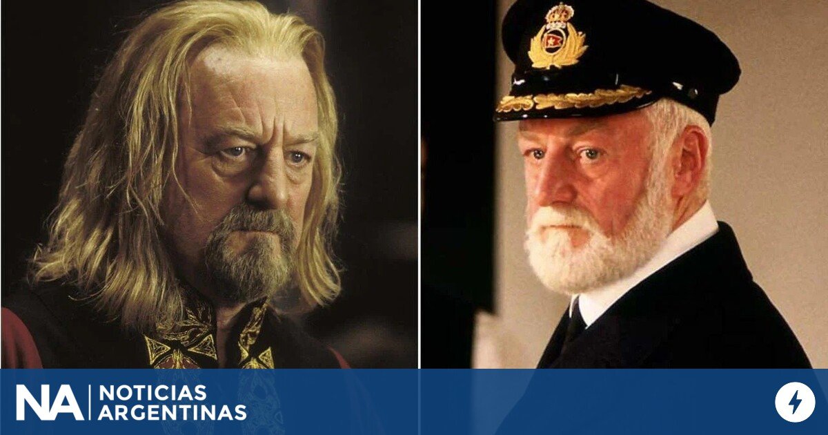 Murió Bernard Hill, actor de Titanic y El señor de los anillos